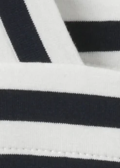 3/4-Arm Ringelshirt mit Karree-Ausschnitt