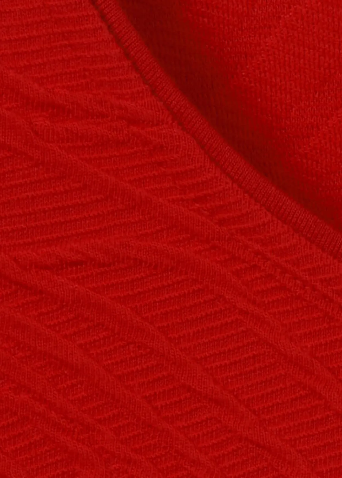 3/4-Arm Shirt mit Strukturmuster