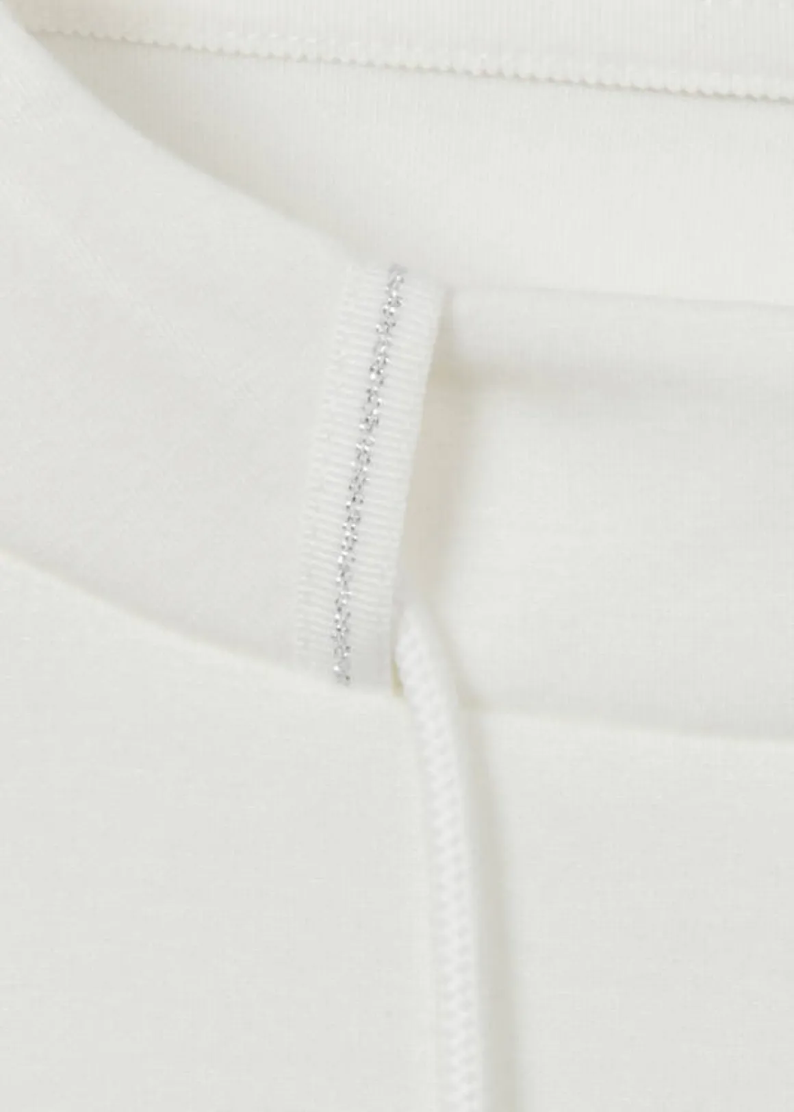 3/4-Arm Sweatshirt mit kurzem Kragen