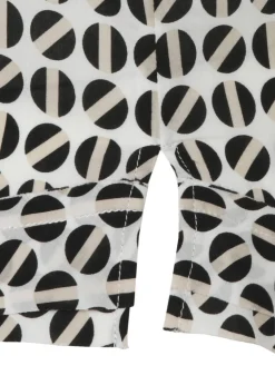 3/4-Arm Viskose-Bluse mit Allover-Print