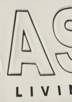 Bicolor Sweatshirt mit Slogan