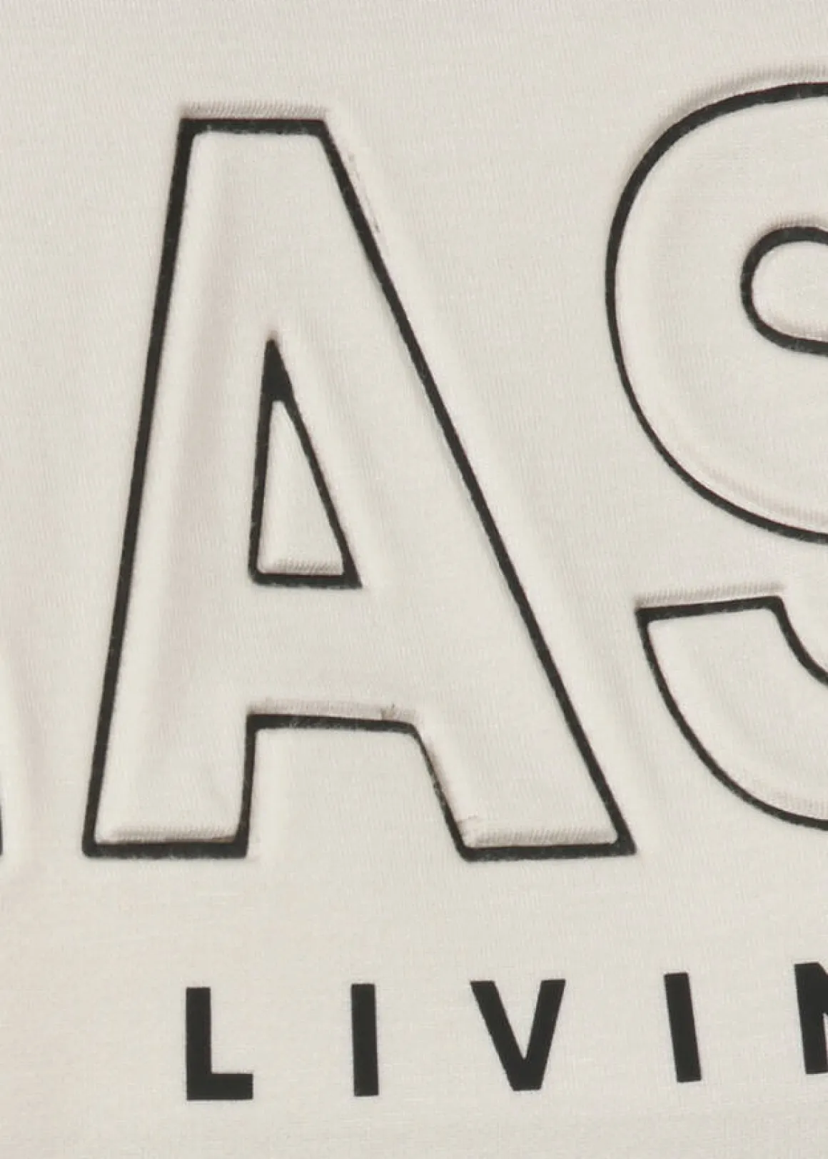 Bicolor Sweatshirt mit Slogan