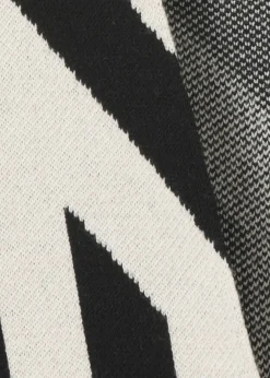 Chicer Long-Cardigan mit grafischem Muster