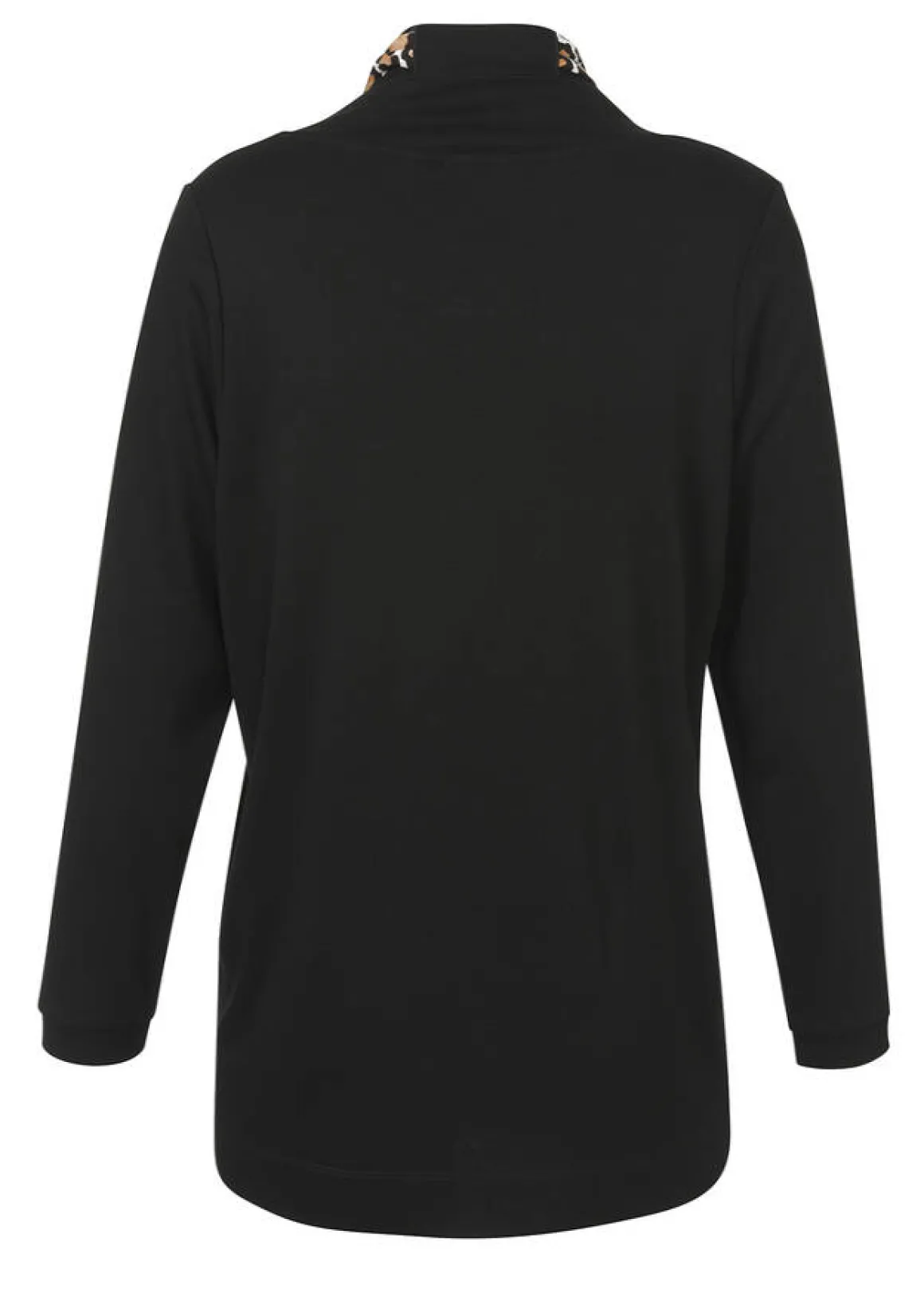 Chices Sweatshirt Schwarz mit Leo-Details