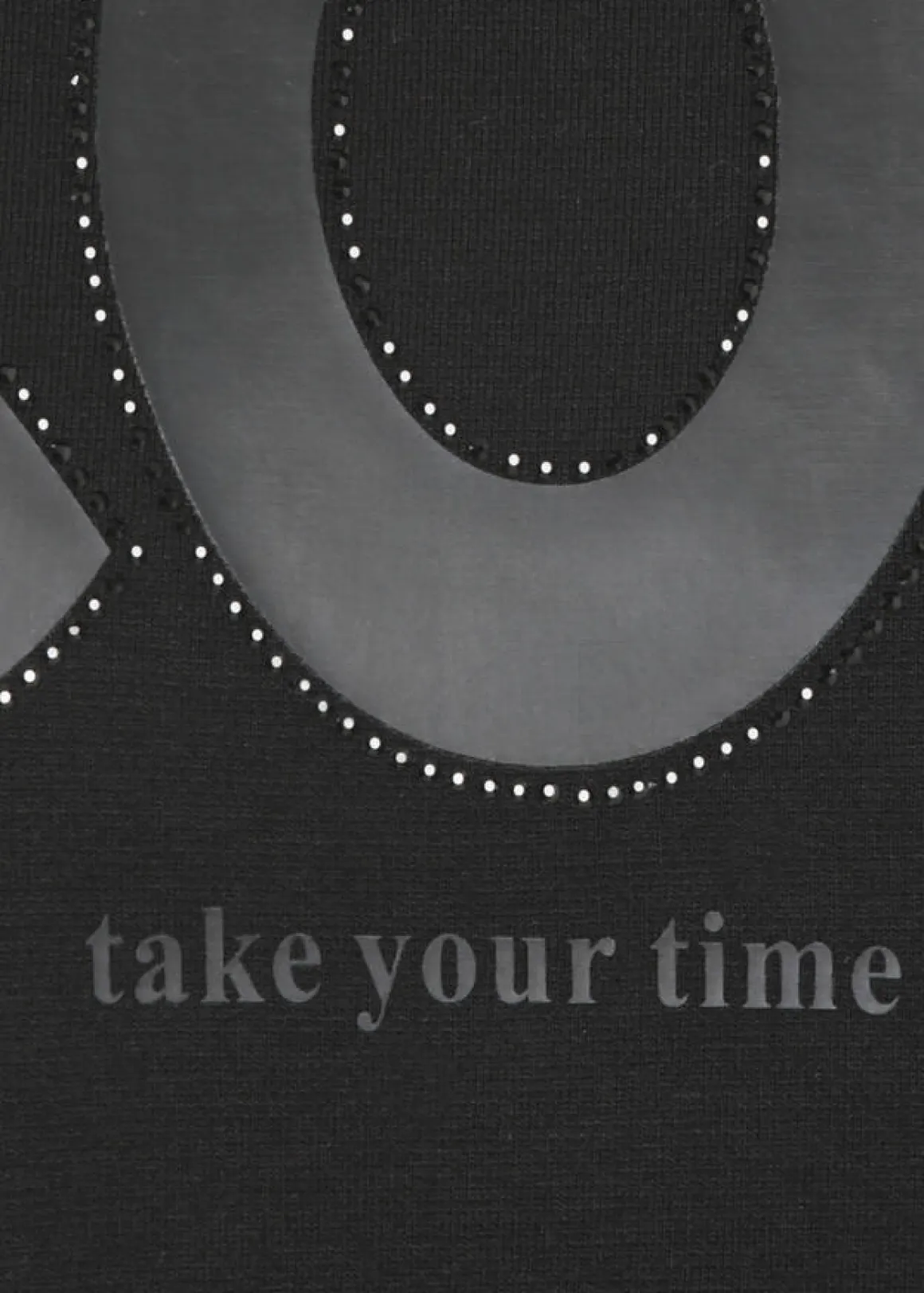 Chices Sweatshirt Schwarz mit Leo-Details