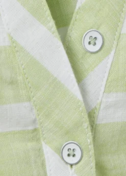 Dezente Schlupfbluse mit gestreiftem Allover-Muster