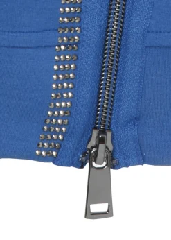 Dezentes Sweatshirt mit Glitzersteinen