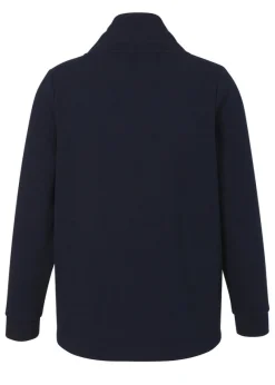 Dunkelblaue Jacke mit Stehkragen