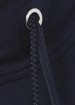 Dunkelblaue Jacke mit Stehkragen