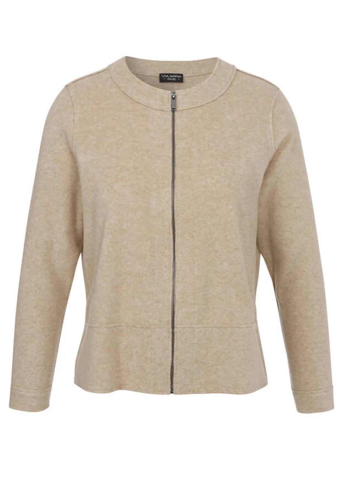 Edle Jacke Uni mit Zipper