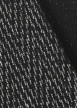 Edle Shirt-Jacke mit Lurex-Glitzereffekt