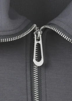 Edle Sweatjacke mit Zipper