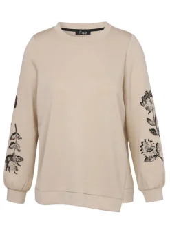 Edles Sweatshirt mit verzierten Ärmeln