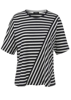 Edles T-Shirt im Streifen-Dessin