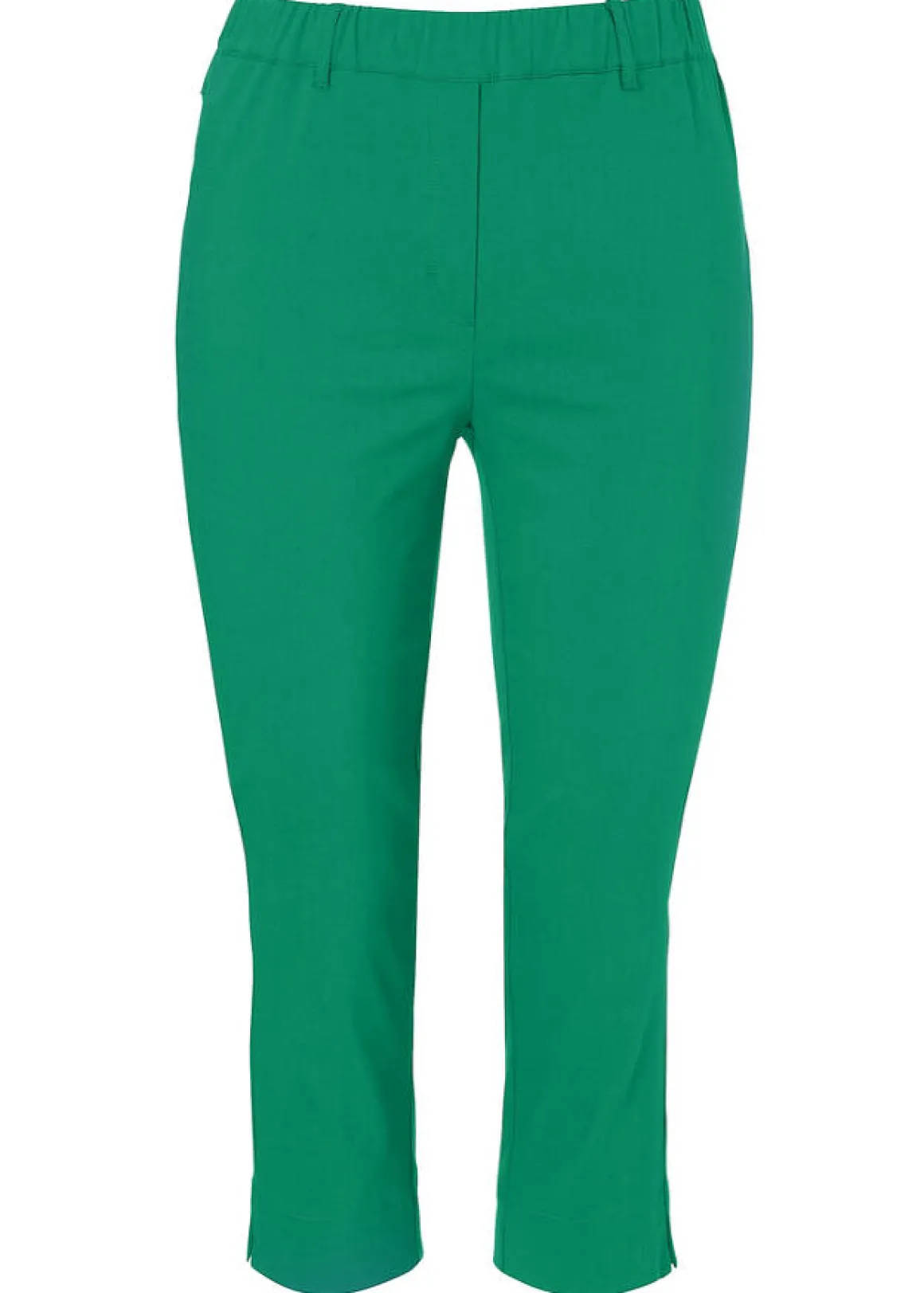 Elastische 3/4-Hose mit schmalem Bein