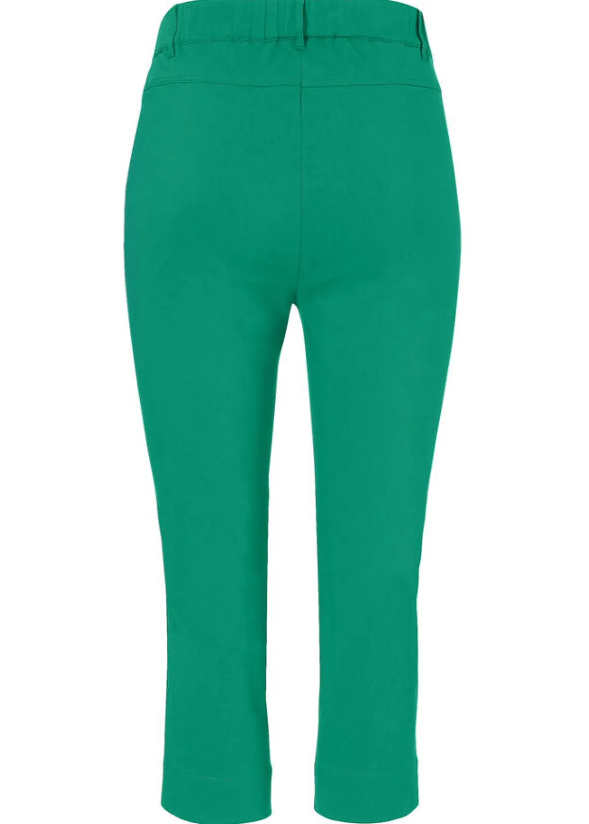 Elastische 3/4-Hose mit schmalem Bein