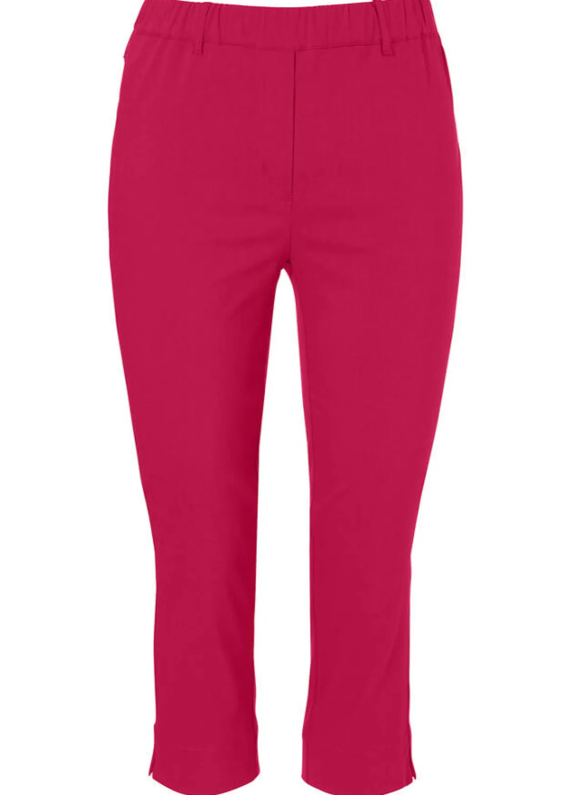 Elastische 3/4-Hose mit schmalem Bein