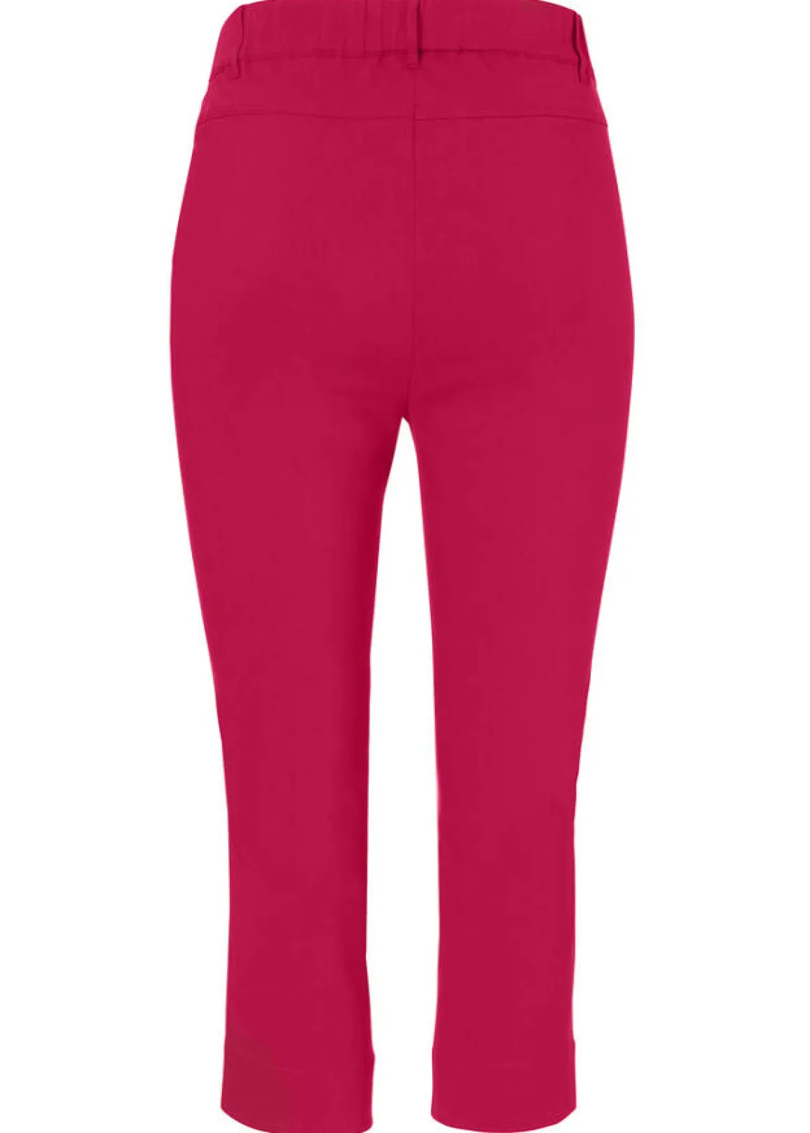 Elastische 3/4-Hose mit schmalem Bein