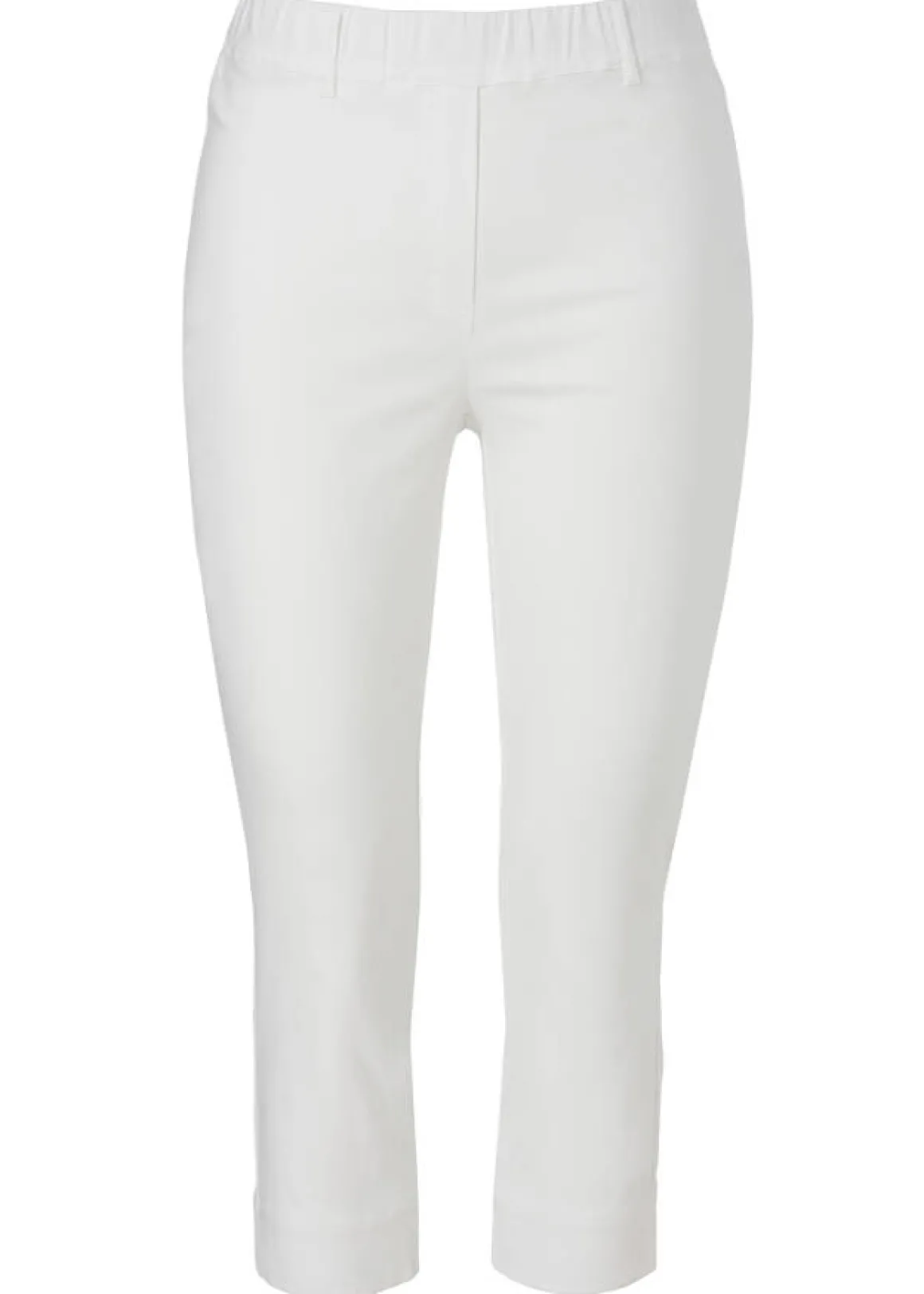 Elastische 3/4-Hose mit schmalem Bein