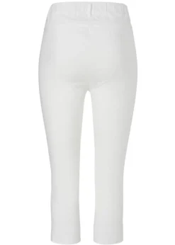 Elastische 3/4-Hose mit schmalem Bein