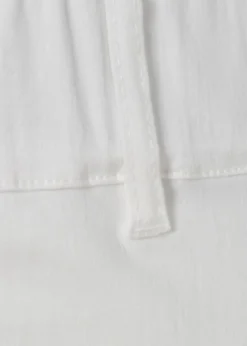 Elastische 3/4-Hose mit schmalem Bein