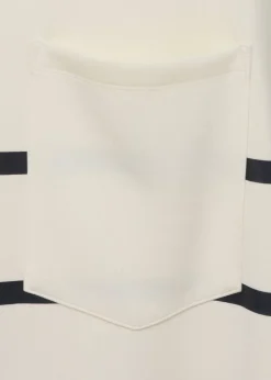 Exklusives Sweatshirt mit Streifenmuster und Tasche