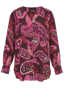 Extravagante Schlupfbluse mit Ziernaht