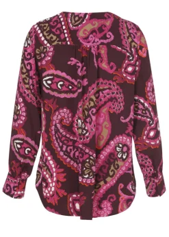 Extravagante Schlupfbluse mit Ziernaht