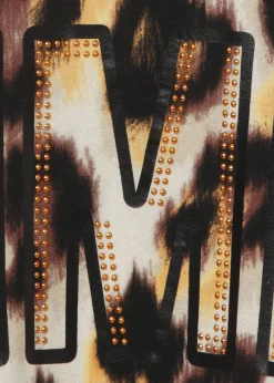 Extrovertiertes Print-Shirt Modern Leo