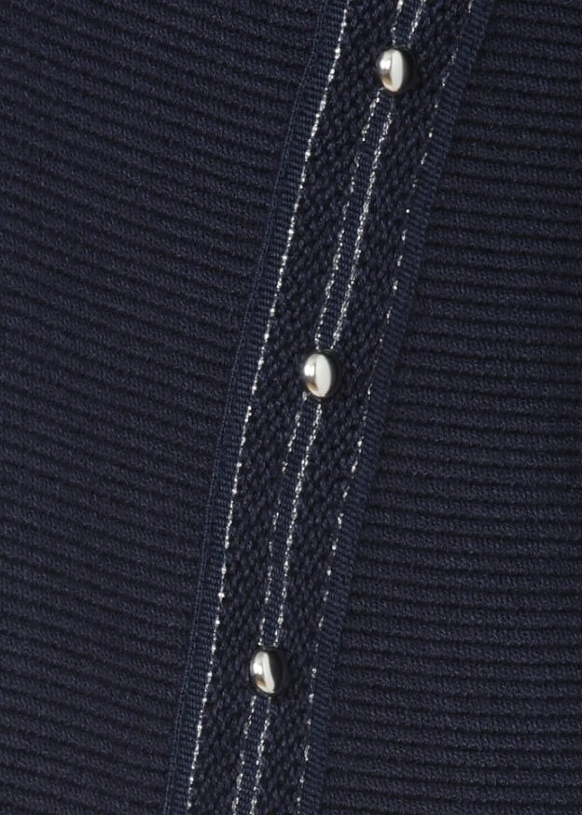 Fein geripptes Sweatshirt