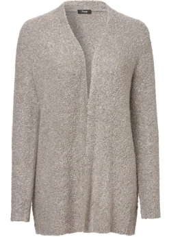 Feminine Strickjacke in unifarbenem Stil