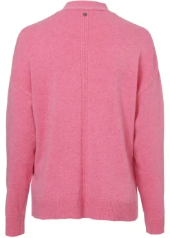 Feminine Strickjacke in unifarbenem Stoff