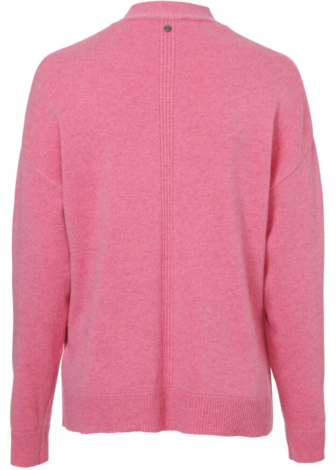 Feminine Strickjacke in unifarbenem Stoff