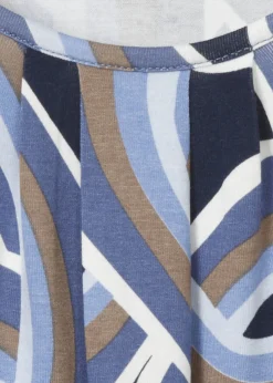 Feminines Langarm-Shirt mit Gummizugbund