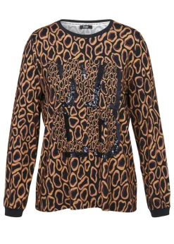 Fesches T-Shirt mit Pailletten