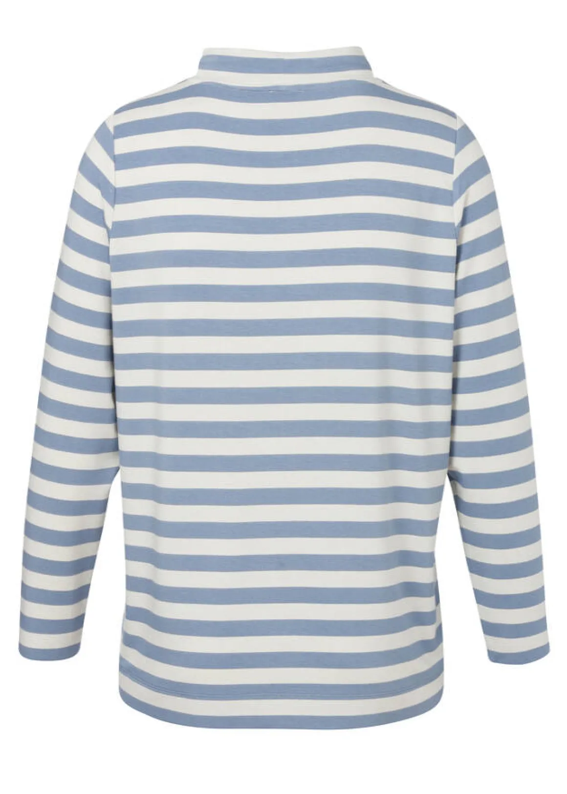 Geringeltes Sweatshirt mit Front-Motiv