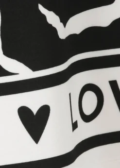 Halbarm-Sweatshirt Modern Animal Print