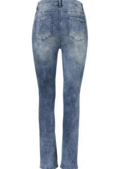 Hochwertige Denim Jeans in Used Optik
