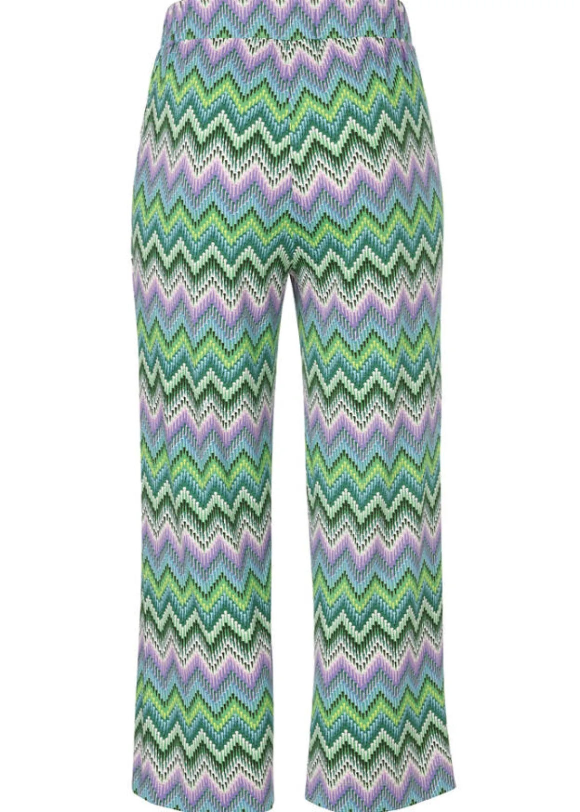 Italian Style 7/8 Hose mit farbenfrohem Zickzack-Muster