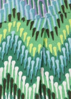 Italian Style 7/8 Hose mit farbenfrohem Zickzack-Muster