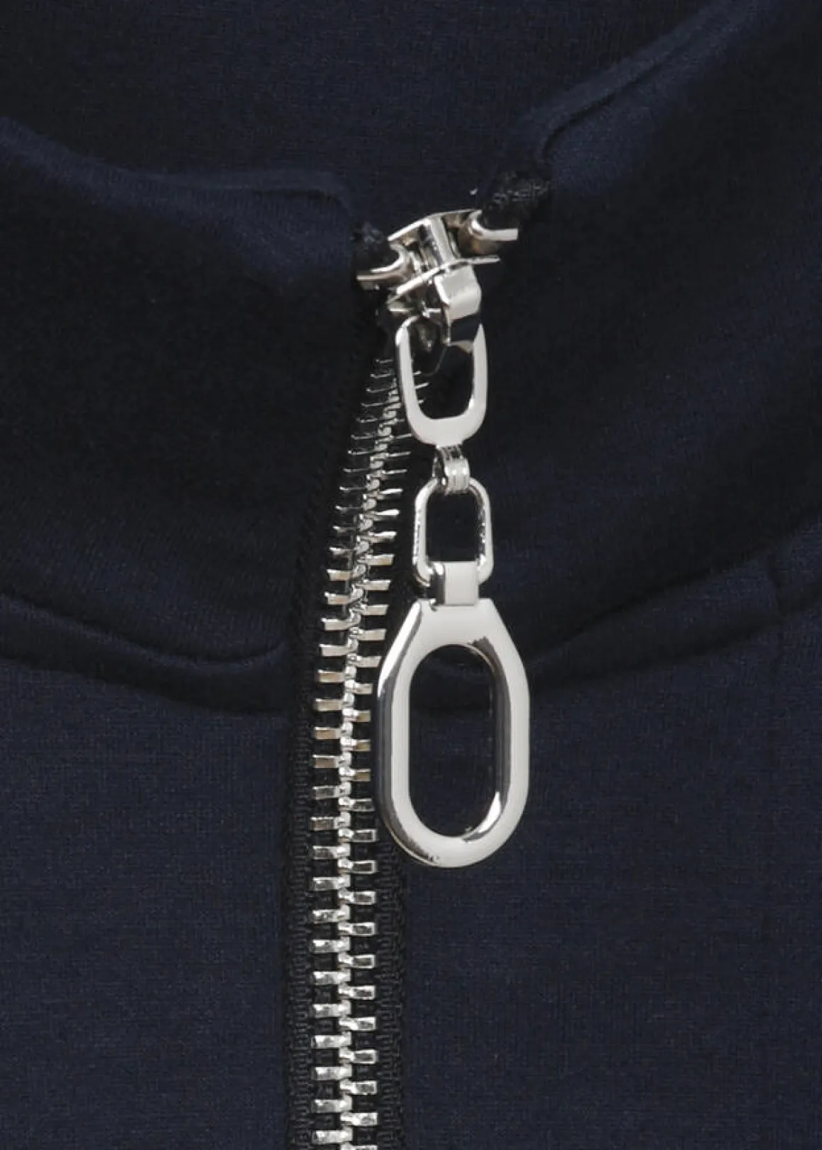 Jacke Navy mit Zipper-Verschluss