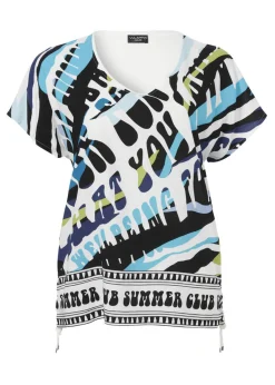 Jugendliche Schlupfbluse mit überschnittenen Schultern