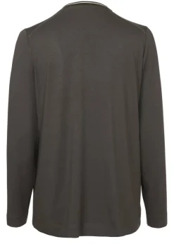 Jugendliches Langarmshirt mit Ziernähten