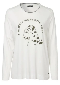 Jugendliches Langarmshirt mit Ziernähten