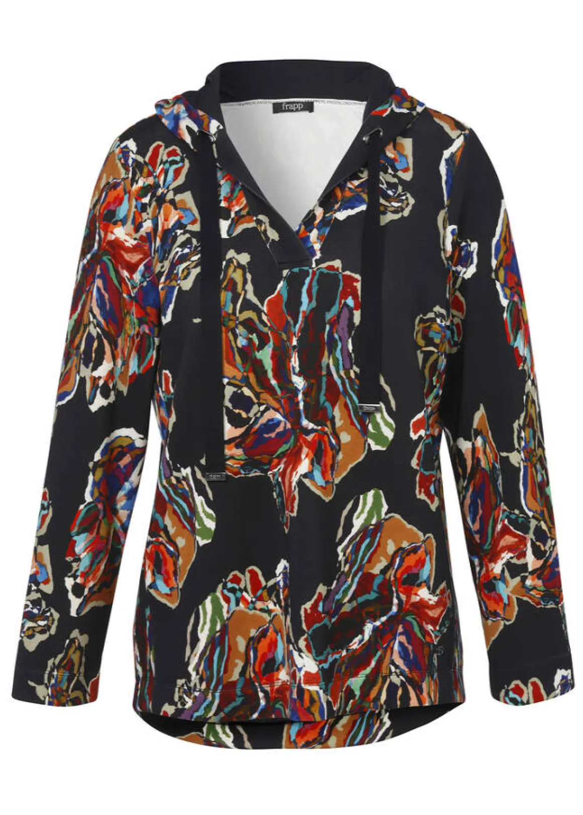 Kapuzen-Sweatshirt Navy Multicolor