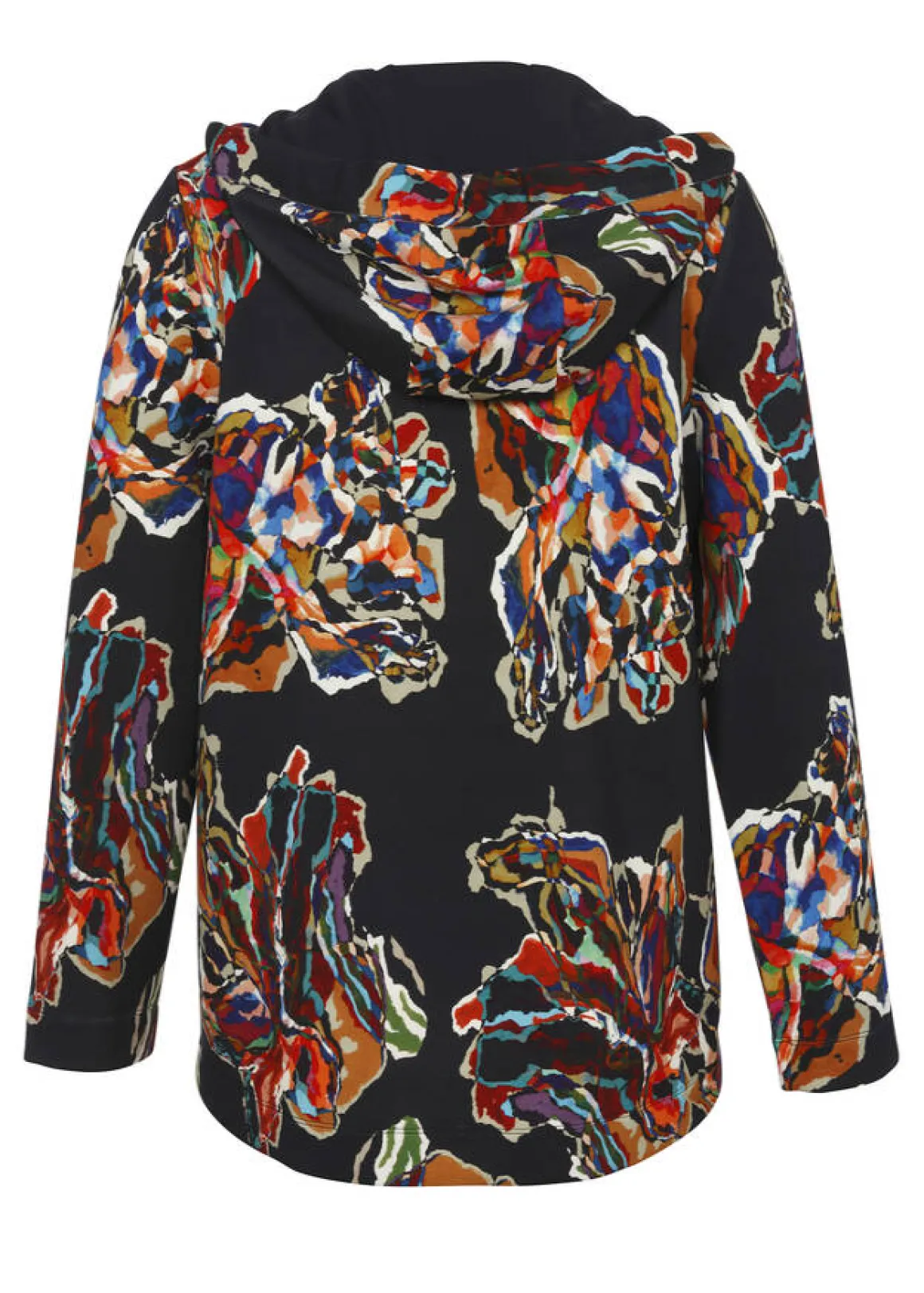 Kapuzen-Sweatshirt Navy Multicolor