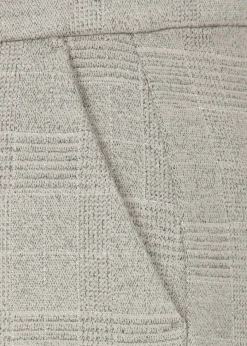 Karierte Hose mit weiten Beinen