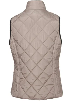 Klassische Steppweste mit Ziernähten