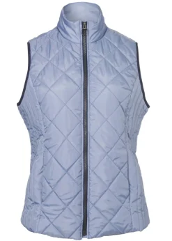 Klassische Steppweste mit Ziernähten