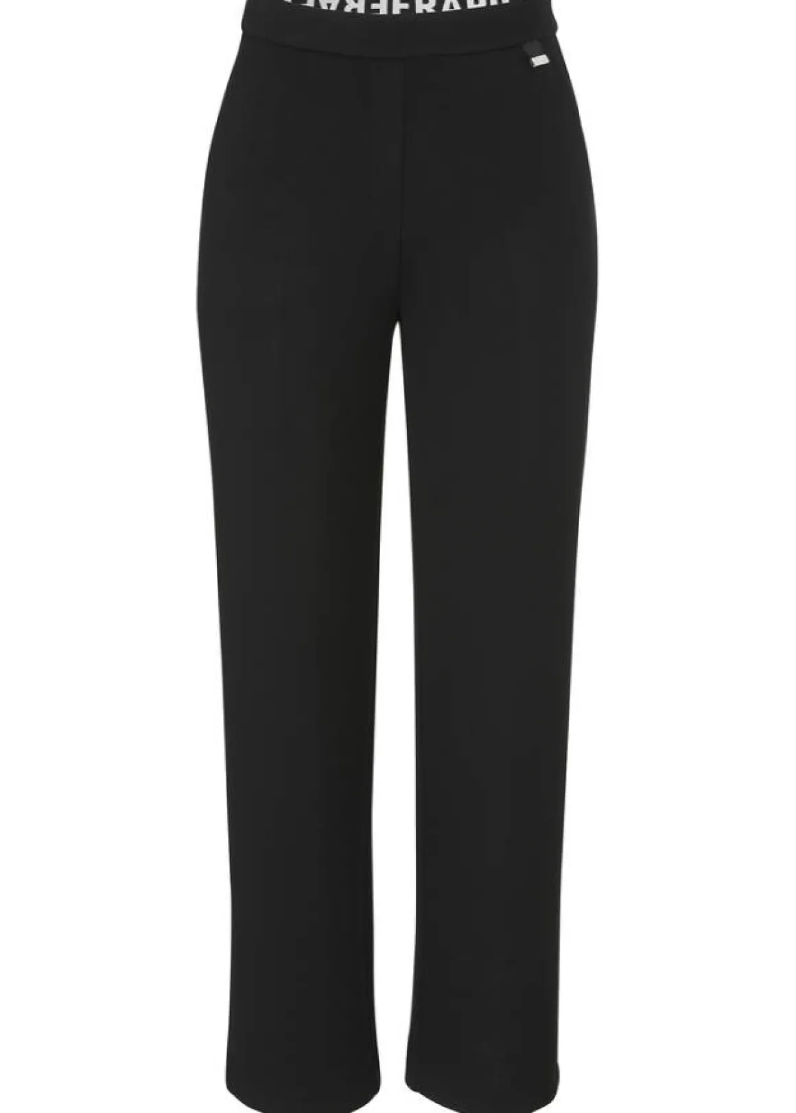 Knöchellange Kombi-Hose Schwarz